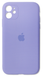 Накладка Silicone Case Camera Protection iPhone 11, (42) Light Purple