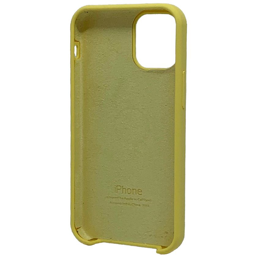 Накладка Silicone Case H/C Apple iPhone 12 Mini, (4) Yellow