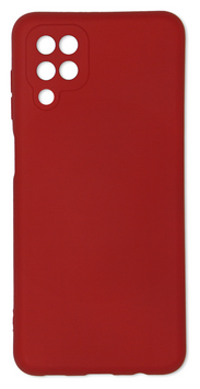 Накладка Silicone Case H/C Full Protective (No Logo) Samsung Galaxy A12/M12, Rose Red (6)