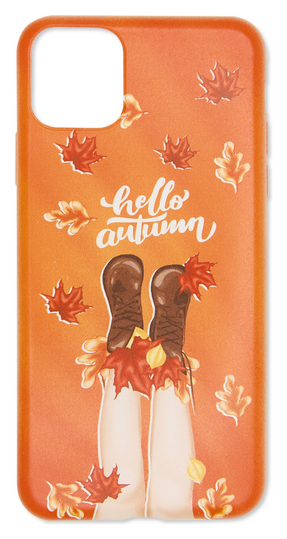 Накладка силіконова itsPrint Apple iPhone 11 Pro Max, Hello autumn