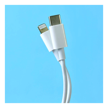 Кабель Type-C to Lightning 1m без упаковки, White