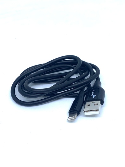 Кабель Lightning USB iPhone 5 4you Dnepr (2A) (без упак.), Black, Black