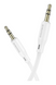 Кабель AUX Borofone BL18 audio cable 3.5mm to 3.5mm 1m, White