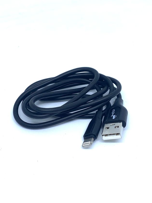 Кабель Lightning USB iPhone 5 4you Dnepr (2A) (без упак.), Black