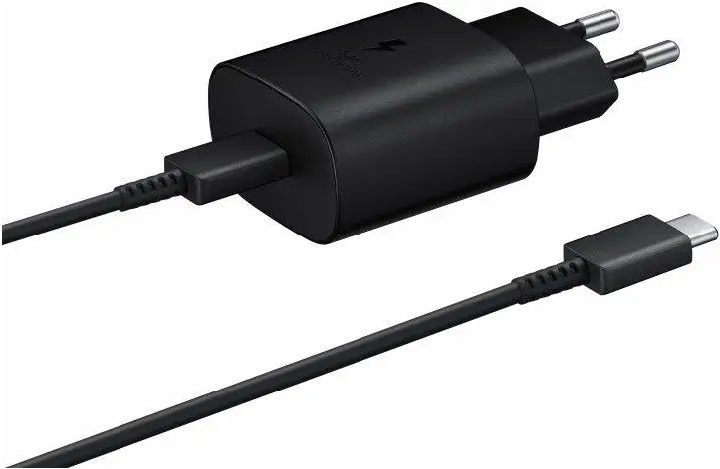 ЗП Samsung H/C 25W PD Adapter USB-C/ cable Type -C to Type- C, Black