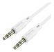Кабель AUX Borofone BL18 audio cable 3.5mm to 3.5mm 1m, White