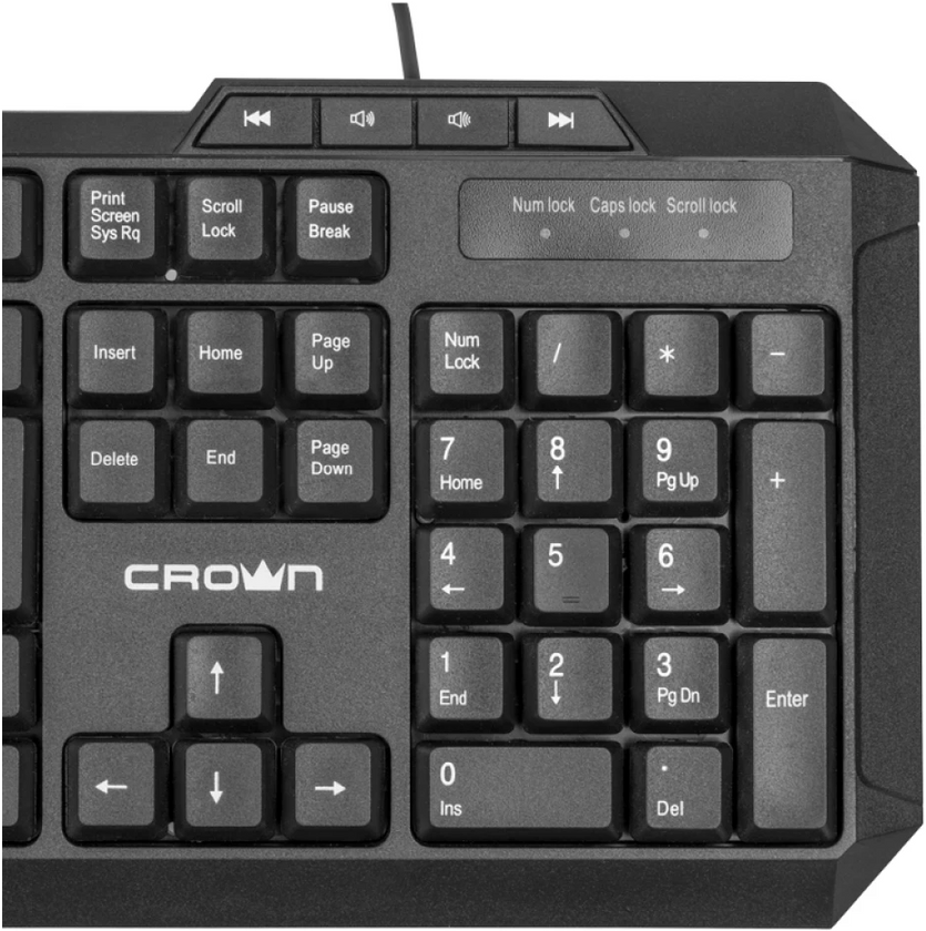 Клавіатура Crown CMK-15, Black