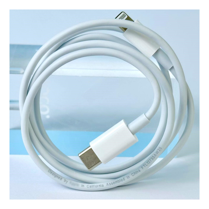 Кабель Type-C to Lightning 1m без упаковки, White