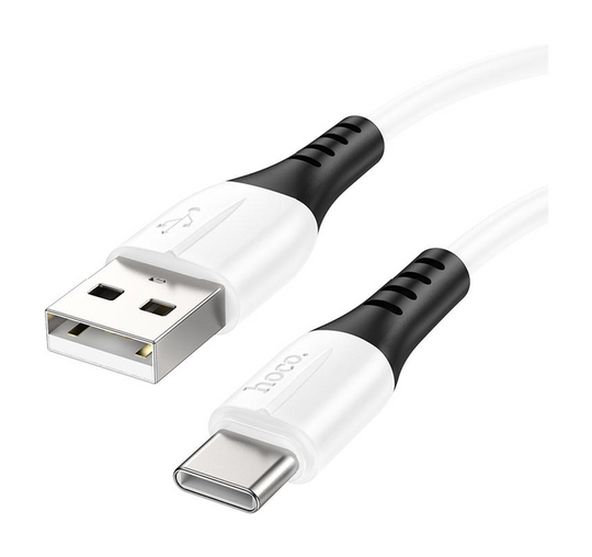 Кабель USB Hoco X82 Silicone USB Type-C 1m, White