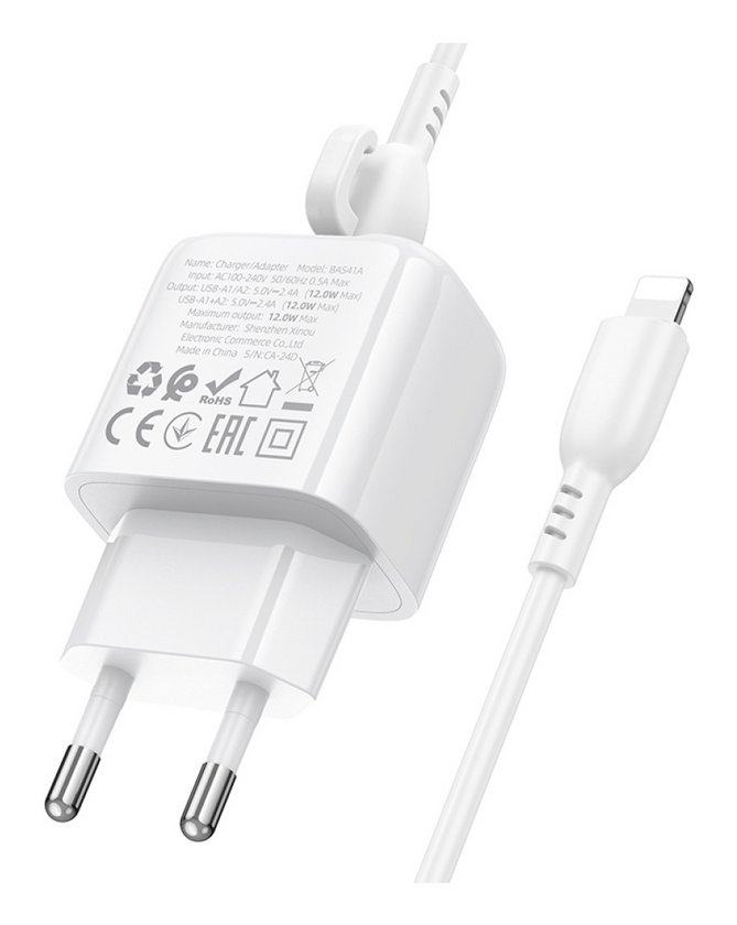 ЗП Borofone BAS41A Potential Lightning, White