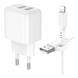 ЗП Borofone BAS41A Potential Lightning, White