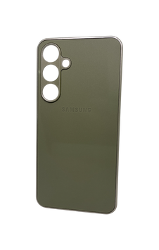 Накладка Chrome Matte Logo Samsung S24 Plus, Gold (3)
