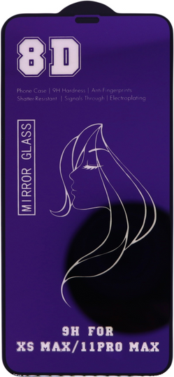 Захисне Скло 3D Color Mirror iPhone Xs Max/11 Pro Max, Purple