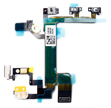 Шлейф Apple iPhone 5s Кнопка вкл., бокових клавіш, мікрофон