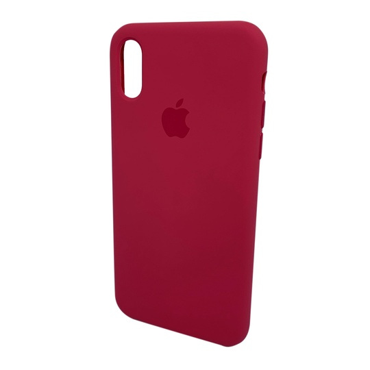 Накладка Silicone Case Apple iPhone Xs, (45) Rose red