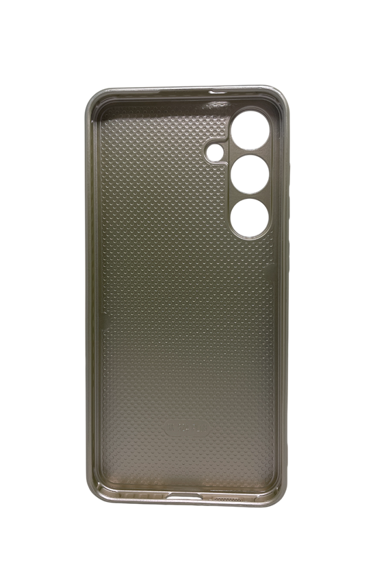 Накладка Chrome Matte Logo Samsung S24 Plus, Gold (3)