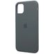 Накладка Silicone Case Full Cover Apple iPhone 11, Dark Olive