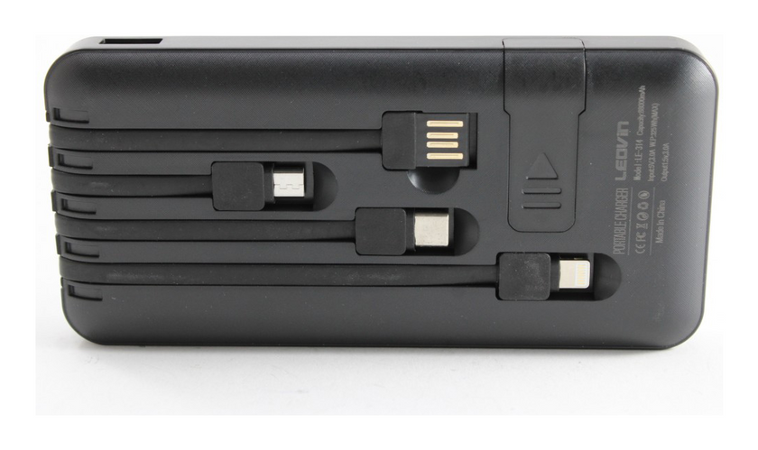 Power Bank Leovin LE-314 88000mAh USB / Micro / Type-C / Lightning, Black