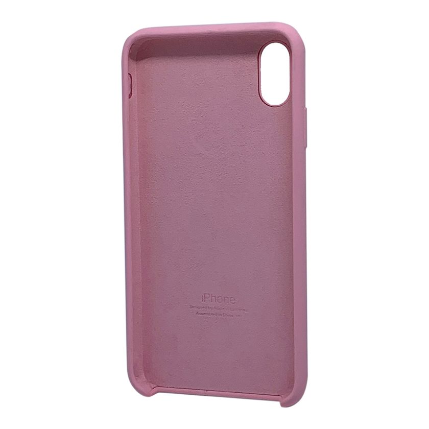 Накладка Silicone Case H/C Apple iPhone XS Max, (6) Light Pink