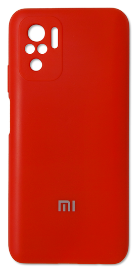 Накладка Silicone Cover Full Camera (AA) Xiaomi Redmi Note 10/Note 10s, Red