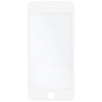 Захисне Скло 5D Apple iPhone 6/6s ТОП, White