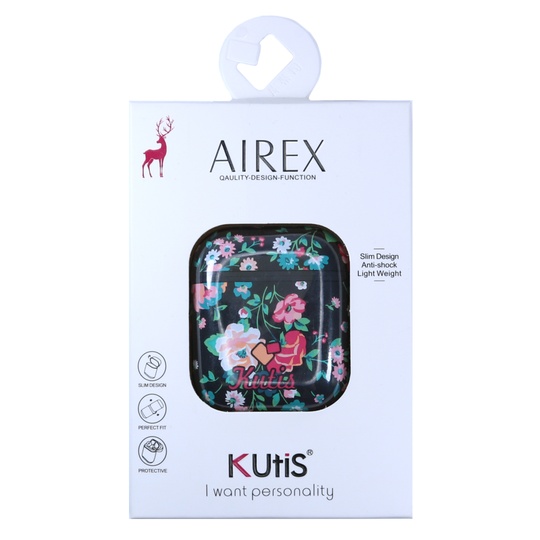 Чохол Kutis Case for Airpods 1/2, Many Flowers