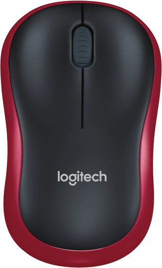 Мишка безпровідна Logitech M185, Red, (910-002240)