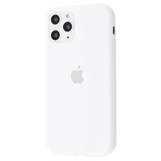 Накладка Silicone Case Full Cover Apple iPhone 11 Pro, (9) White