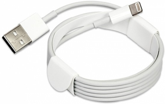 Кабель Apple Lightning - USB (MD818ZM) A1480 (Box), White