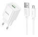 ЗП Hoco C145A Charm 18W QC3.0 Micro, White