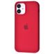 Накладка Silicone Case Full Cover Apple iPhone 12 mini, (65) Marsala