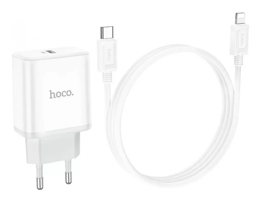 ЗП Hoco C104A Type-C to Lightning Stage PD20W, White