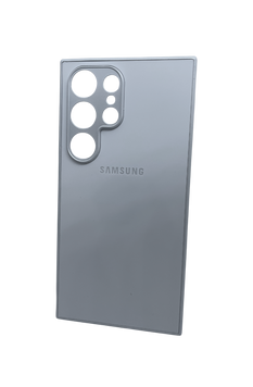 Накладка Chrome Matte Logo Samsung S24 Ultra, White (1)