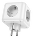 ЗП мультифункціональний мережевий подовжувач Borofone BAC10 Cypress 3 розетки+PD20W/1C3A, White