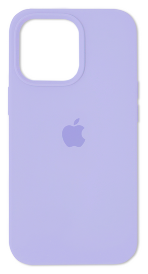 Накладка Silicone Case Full Cover Apple iPhone 14 Pro Max, (42) Light Purple