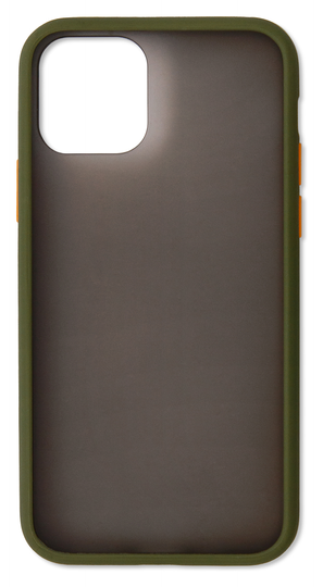 Накладка Matte Color Case (TPU) iPhone 11, Army Green Orange