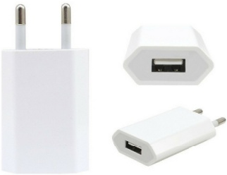 ЗП Apple 5W Original Power Adapter A1400 USB/1A H/C (box), White