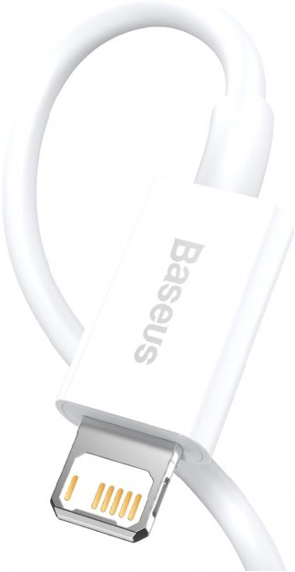 Кабель Baseus Superior Series Fast Charging Lightning 2.4A (1m), White (CALYS-A02), (CALYS-A02)