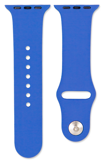 Ремінець Silicone Band for Apple Watch 38 mm/40 mm/41 mm (S) 2pcs, Blue