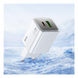 ЗП Hoco N46 Glorious PD20W+QC3.0 (1USB-A/1C) + Type-C to Lightning, Blue