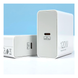 ЗП Xiaomi GaN 120W 2in1 USB-C & data cable Type-C to Type-C Premium, White