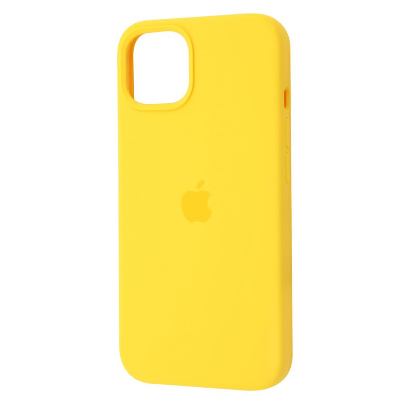 Накладка Silicone Case Full Cover Apple iPhone 13, (41) Canary Yellow