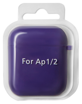 Silicone Case for AirPods 1/2 Hang Case Colorful, Lavander Gray (11)