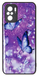 Накладка Marble Glass Case and Pattern Xiaomi Redmi Note 10/Redmi Note 10S, Purple (8)