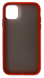 Накладка Matte Color Case (TPU) iPhone 11, Red Black
