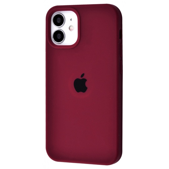 Накладка Silicone Case Full Cover Apple iPhone 12 mini, (59) Plum