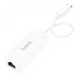 Перехідник Hoco UA22 Acquire Type-C ethernet adapter (100 Mbps), White