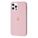 Накладка Silicone Case Full Cover Apple iPhone 12/12 Pro, (19) Pink Sand