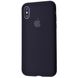 Накладка Silicone Case Full Cover Apple iPhone X/Xs, (18) Black