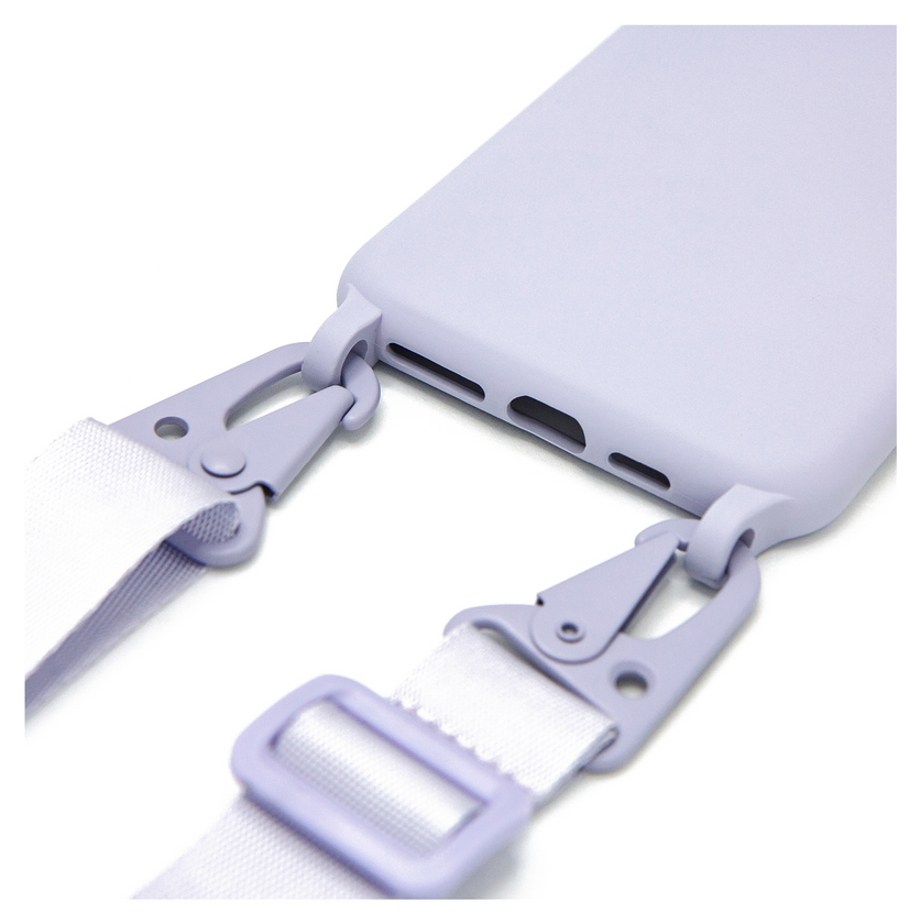 Накладка Strap Silicone Case iPhone 11 Pro, Light Purple